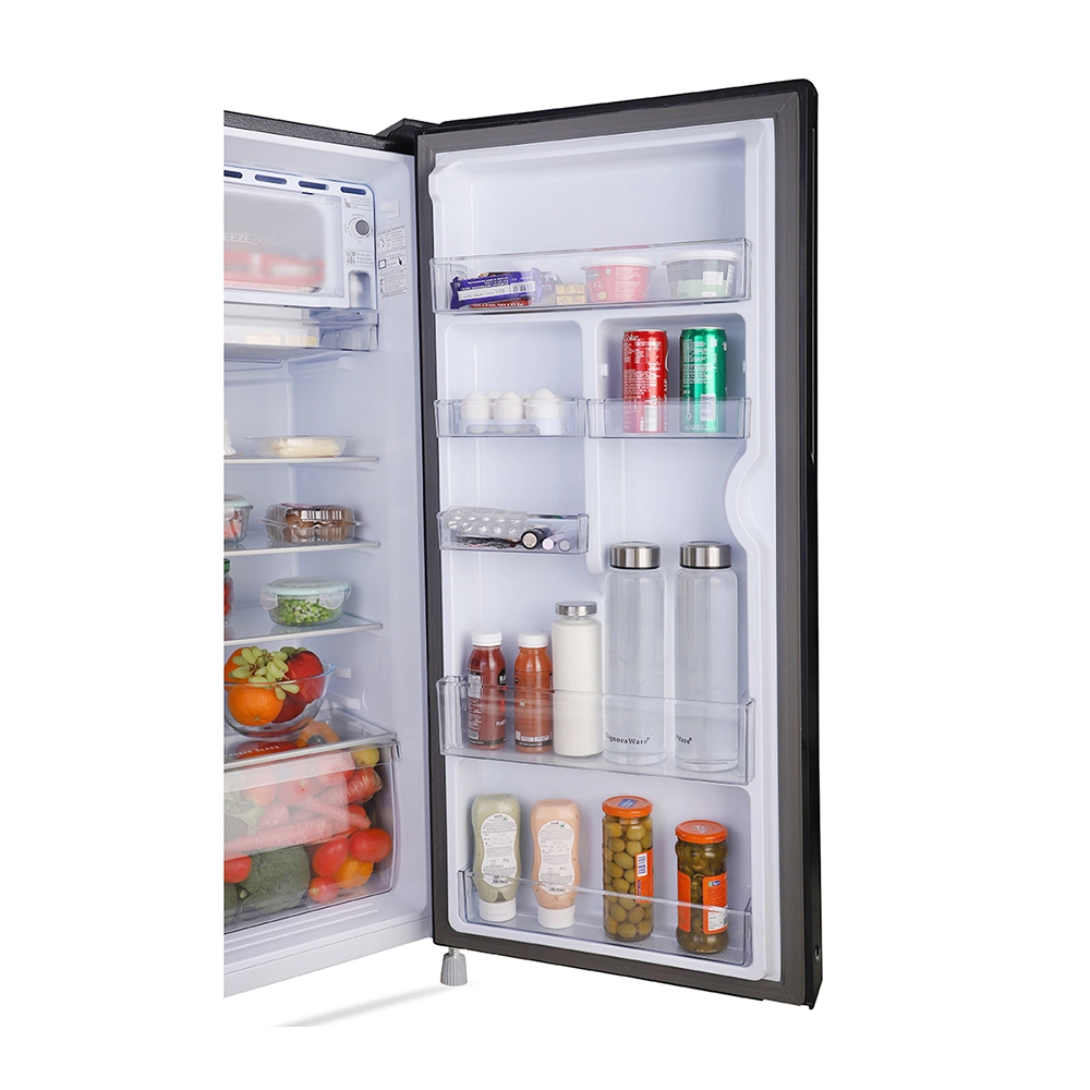 Haier 185L 2 Star Glass Direct Cool Refrigerator